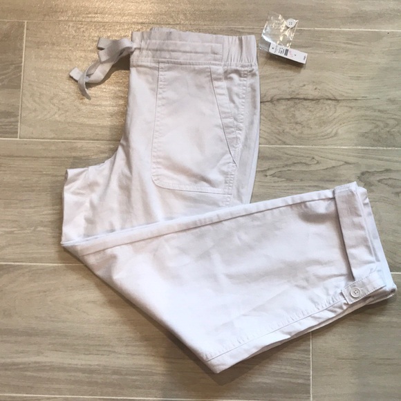 Talbots Drawstring Cuffed Pants - Picture 2 of 8